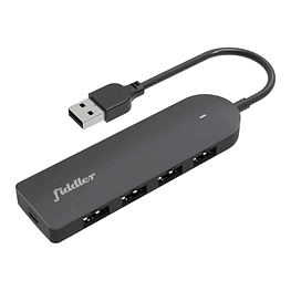 HUB USB 3.0 4 puertos  - Fiddler