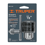 Mandril con llave 1/2"  - Truper