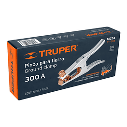 Pinza para tierra 300A  - Truper