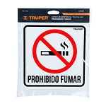 Letrero "No Fumar" 19x19cms  - Truper