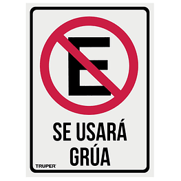 Letrero "No Estacionar" 25x34cms  - Truper