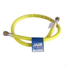 Flexible Gas HI-HI 3/8" Hilo Izquierdo Manguera Amarilla 100cm - Taumm