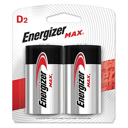 Pilas Alcalinas Max D 2 un. - Energizer