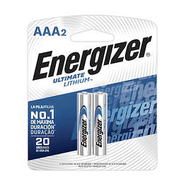Pilas Ultimate Lithium AAA 2un.  - Energizer