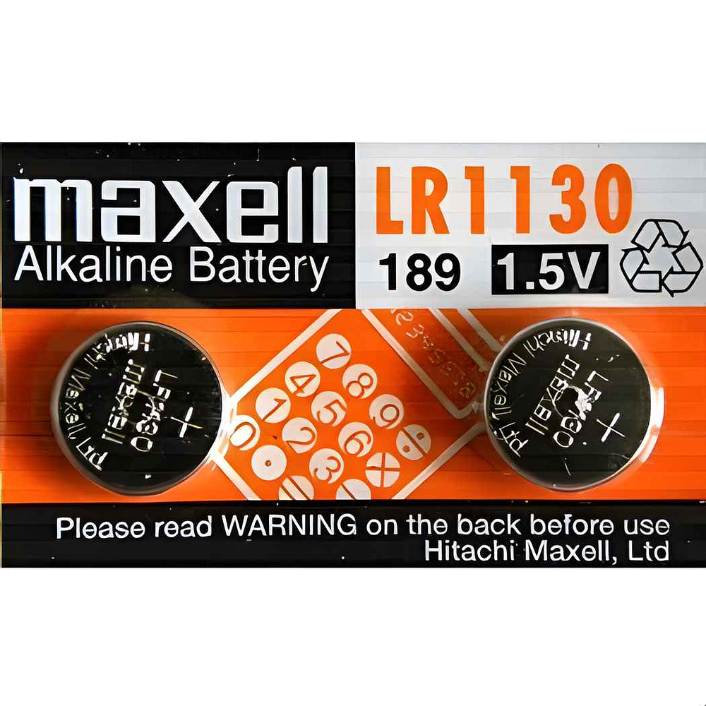 Maxell LR1130 Pack 10 Pilas de Botón 1.5V