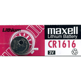 Pila tipo Boton CR1616  - Maxell