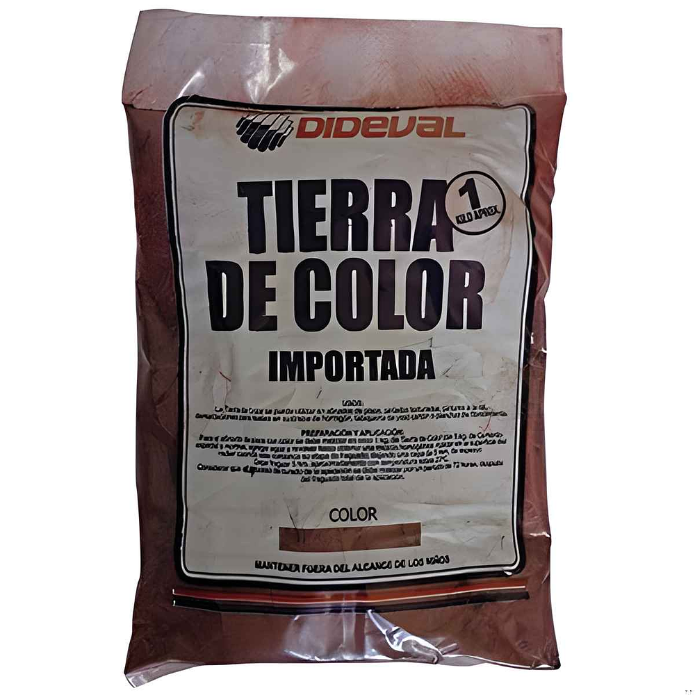 Tierra de Color 1/2 kg Roja - Dideval