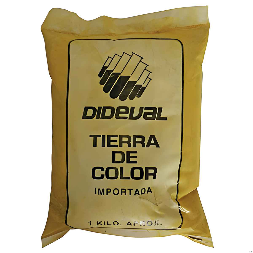 Tierra de Color 1kg Amarilla  - Dideval