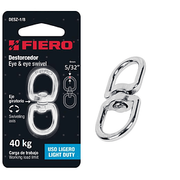 Destorcedor para cable 5/32" / 40kg  - Fiero