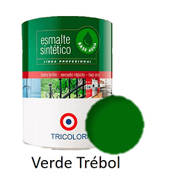 Esmalte Sintetico Base Agua Profesional 1/4 Gl (945ml) Verde Trebol - Tricolor