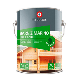 Barniz Marino base agua 1 Gl (3.78lt) Natural  - Tricolor