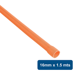 Tubería PVC Conduit 16mm x 1.5mts 