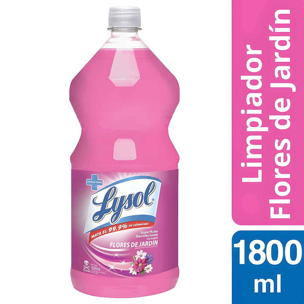 Limpiador Líquido Desinfectante Flores de Jardín 1800ml  - Lysol