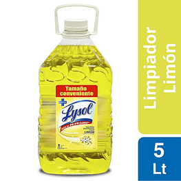 Limpiador Líquido Desinfectante Limón 5lts  - Lysol