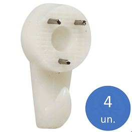 Soporte para Colgar 7x30mm 4un.  - Rukafe Basics