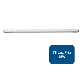 Tubo Fluorescente T8 Luz Fría 18W  - Ekoline