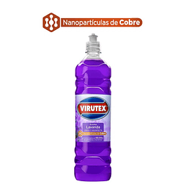 Limpiador de Pisos y Superficies Desinfectante Aroma Lavanda 900ml con dosificador  - Virutex