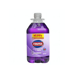 Limpiador de Pisos y Superficies Desinfectante Aroma Lavanda 4000ml  - Virutex