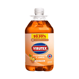 Limpiador de Pisos y Superficies Desinfectante Aroma Cítrico 4000ml  - Virutex