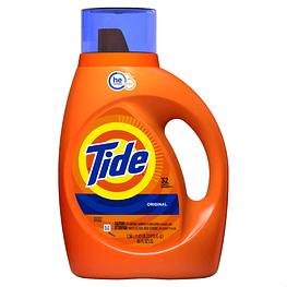 Detergente de Ropa Concentrado HE Original 1.36lts (32 lavados)  - Tide