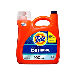 Detergente de Ropa concentrado Ultra Oxi 4.55lts (100 lavados)  - Tide