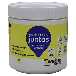 Masilla para juntas (Juntaplac) 1kg - Weber