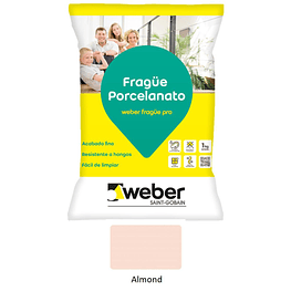 Fragüe Porcelanato 1kg Almond  - Weber