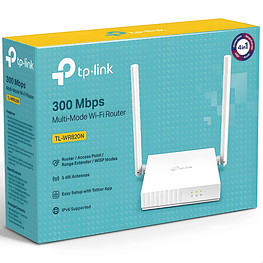 Router Wi-Fi multimodo TL-WR820N 300 Mbps 4 modos en 1 - tp-link