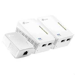Extensor WiFi Powerline AV600 Kit 3-pack  - tp-link