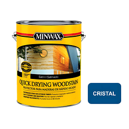 Woodstain Base Agua Secado Rapido 1 Gl (3.78lt) Cristal  - Minwax