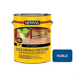 Deckstain Base Agua Secado Rapido 1 Gl (3.78lt) Roble  - Minwax