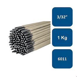 Electrodo Soldadura 6011 3/32" 1kg  - Krafter