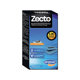 Insecticida Ahuyenta Mosquitos Tabletas 12 tabletas  - Zecto