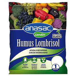Humus Lombrisol 1kg  - Anasac