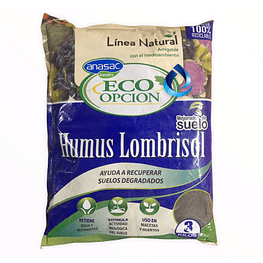 Humus Lombrisol 3kg  - Anasac