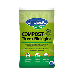 Tierra Biologica Compost 15lts  - Anasac