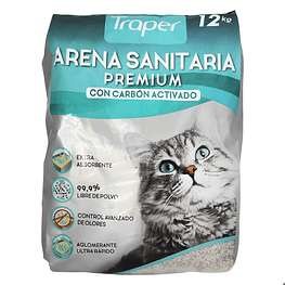 Arena para Gatos Premium Aglutinante 12kg  - Traper