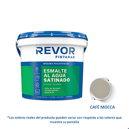Esmalte al Agua Satinado Pintamax 1 Gl (3.78lt) Café Mocca  - Revor