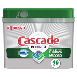 Detergente para Lavavajillas Platinum Capsulas Fresh 48 capsulas  - Cascade