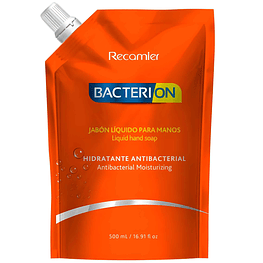 Jabón Hidratante Antibacterial Recarga 500ml Original  - Bacterion