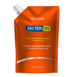 Jabón Hidratante Antibacterial Recarga 1000ml Original  - Bacterion