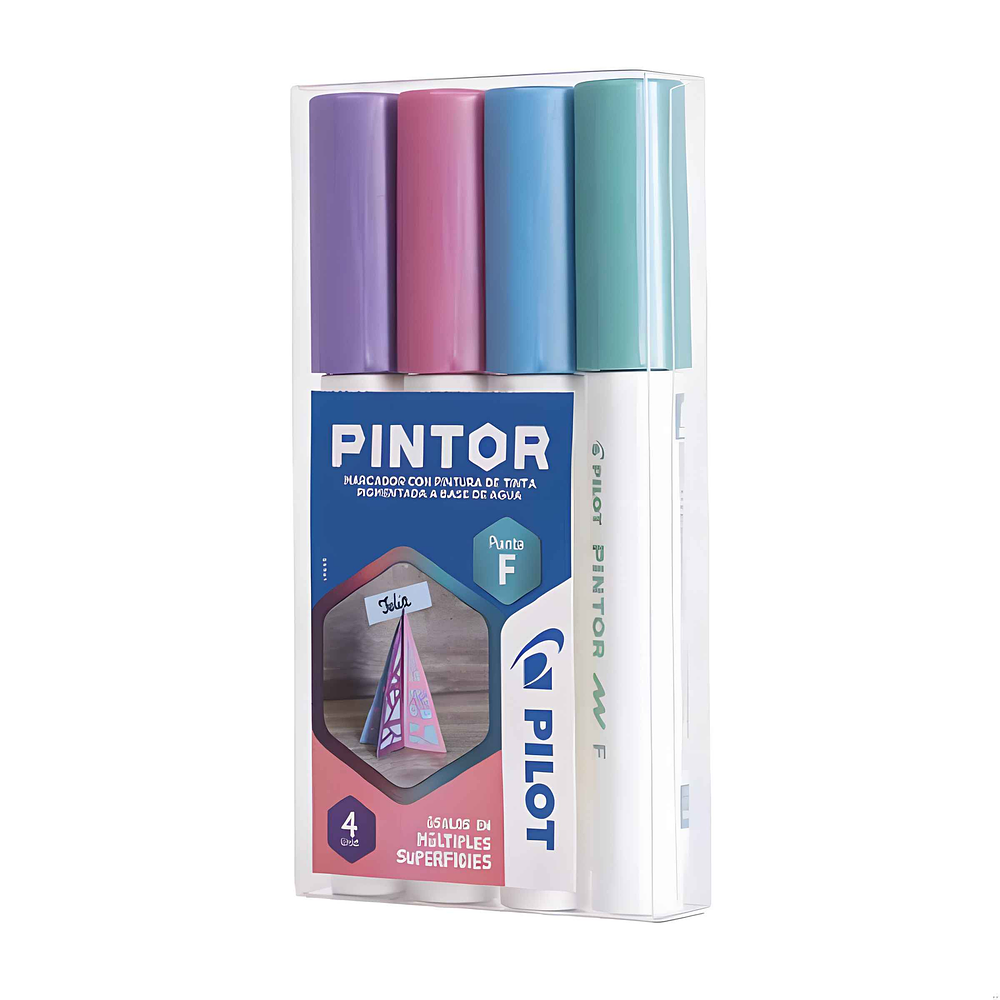 Set Marcador Pintor Fino 4un Rosado Metalizado, Violeta Metalizado, Azul  - Pilot