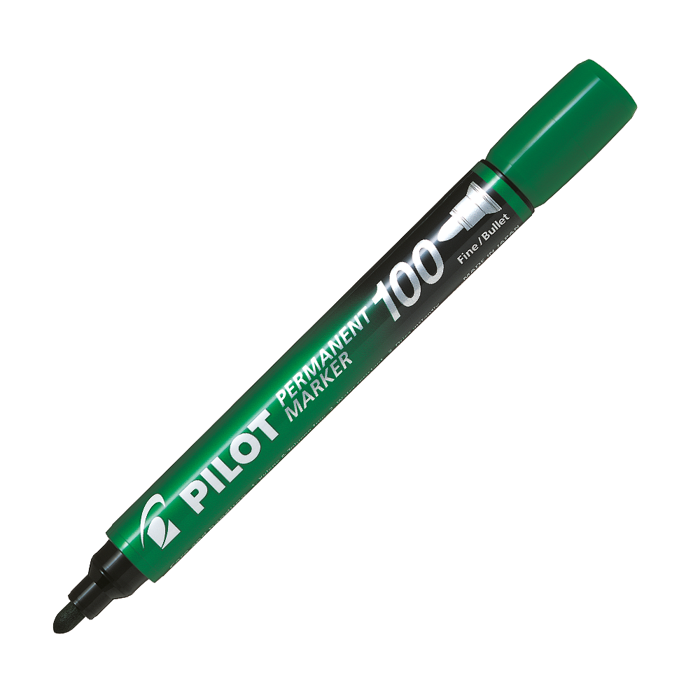 Marcador Permanente SCA100 Fino Verde  - Pilot