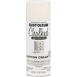 Pintura en Aerosol Chalked Tizada 340grs Crema Gasa  - Rust Oleum