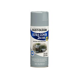 Pintura en Aerosol Ultra Cover 2X 340grs Gris Invierno Brillante  - Rust Oleum