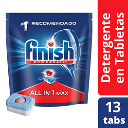 Detergente en Tabletas para lavavajillas Powerball 13un.  - Finish