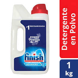 Detergente en Polvo para lavavajillas Botella 1kg  - Finish