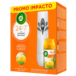 Desodorante Ambiental Automático Freshmatic Aparato + Repuesto 250ml Citrico  - Air Wick