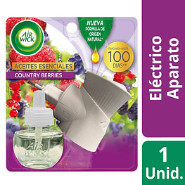 Desodorante Ambiental Eléctrico Aparato + Repuesto 21ml Country Berries  - Air Wick