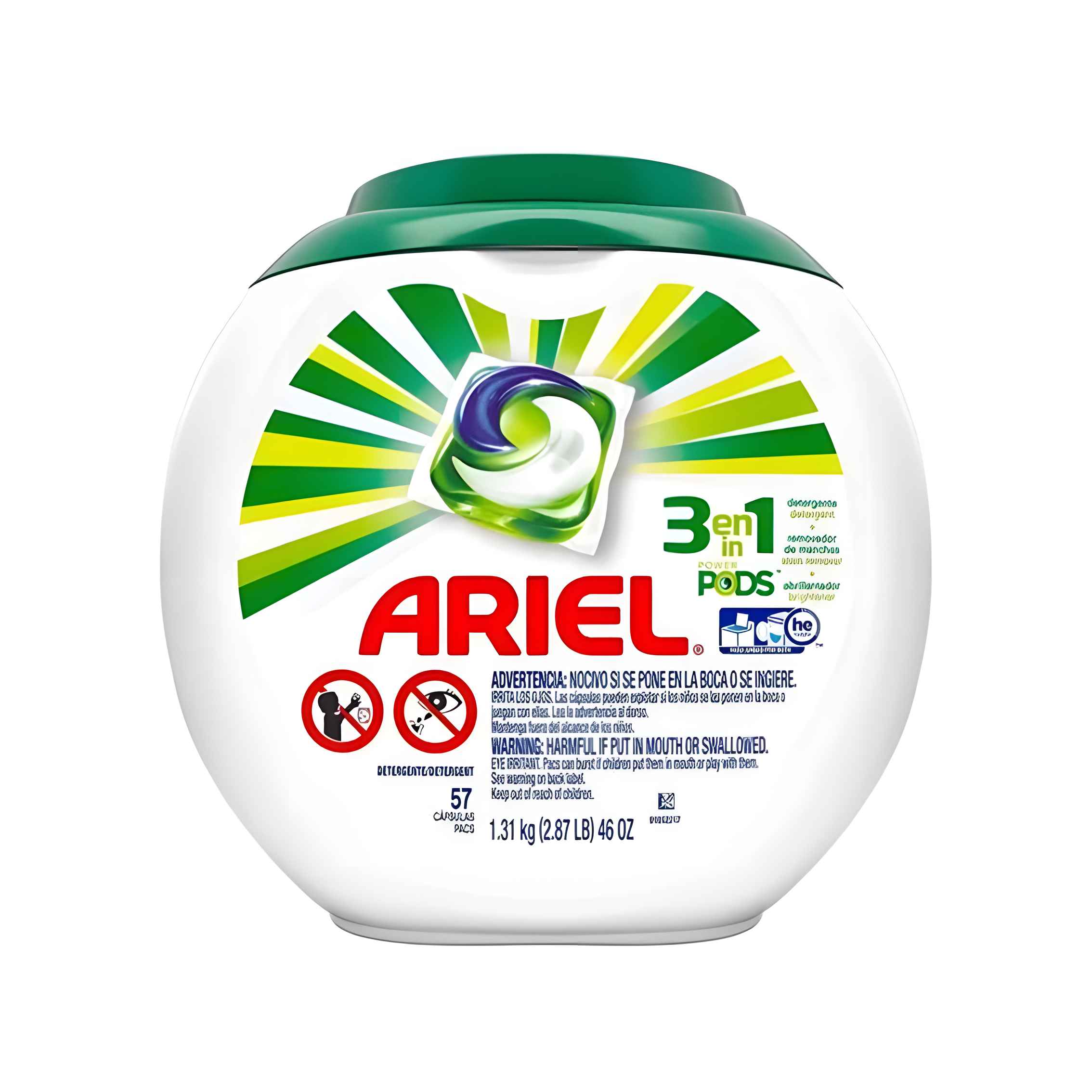 Detergente Cápsulas Ariel Pods 4 x 57 Unid - Clean Queen